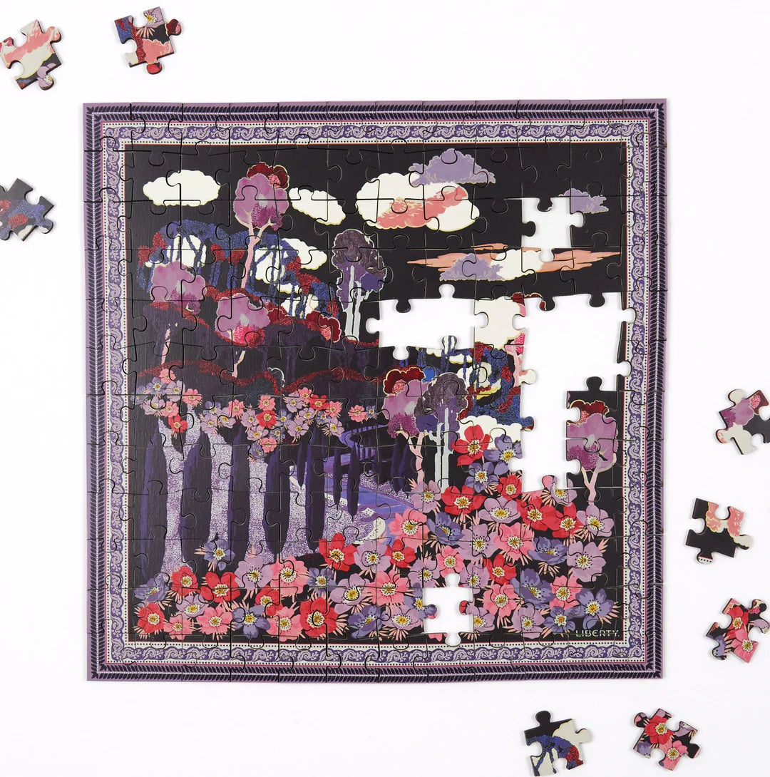 Kitty McCall Blue Vase 250 Piece Wood Puzzle