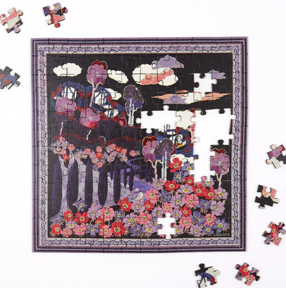 Kitty McCall Blue Vase 250 Piece Wood Puzzle