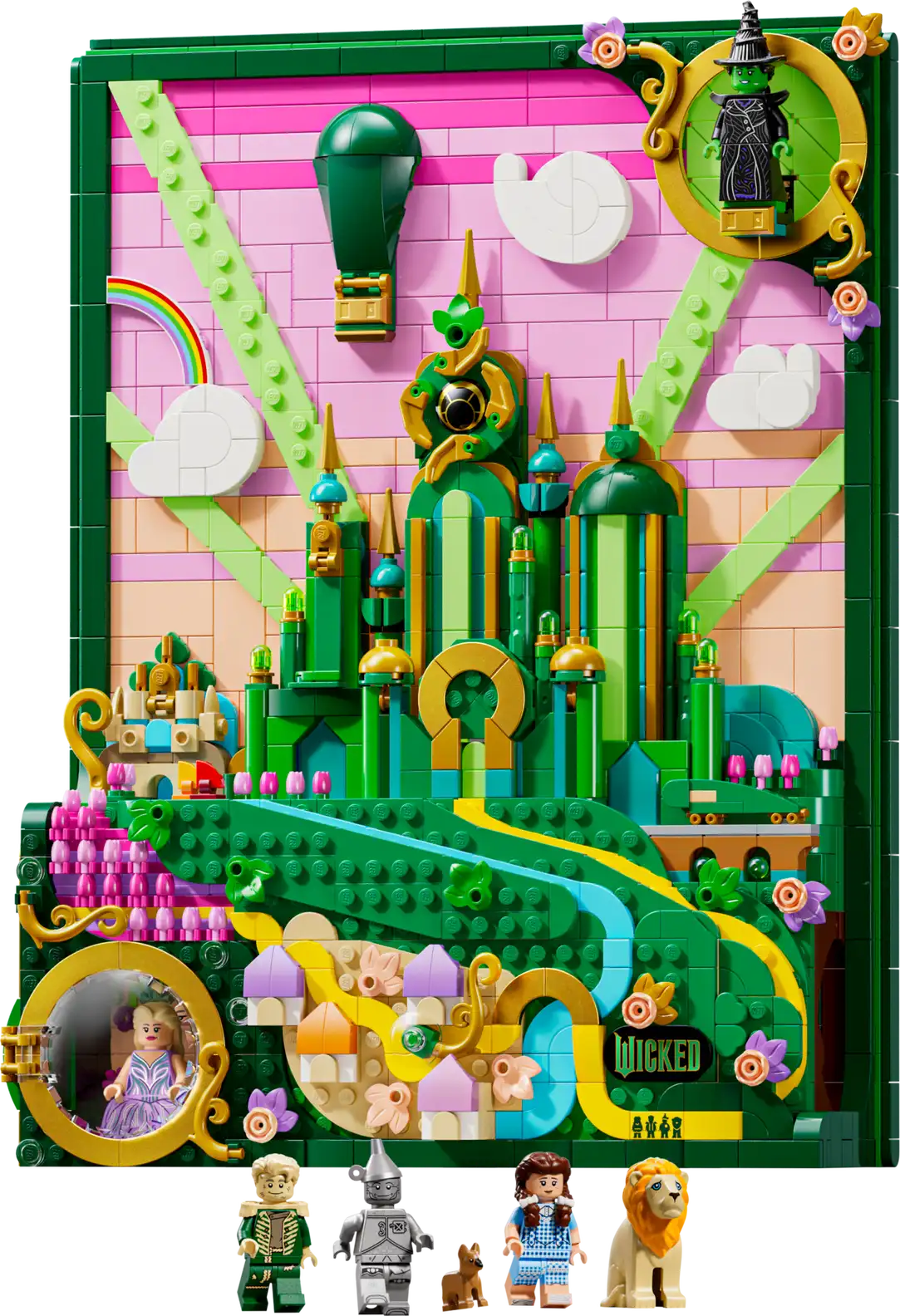 LEGO Wicked Emerald City Wall Art 75685