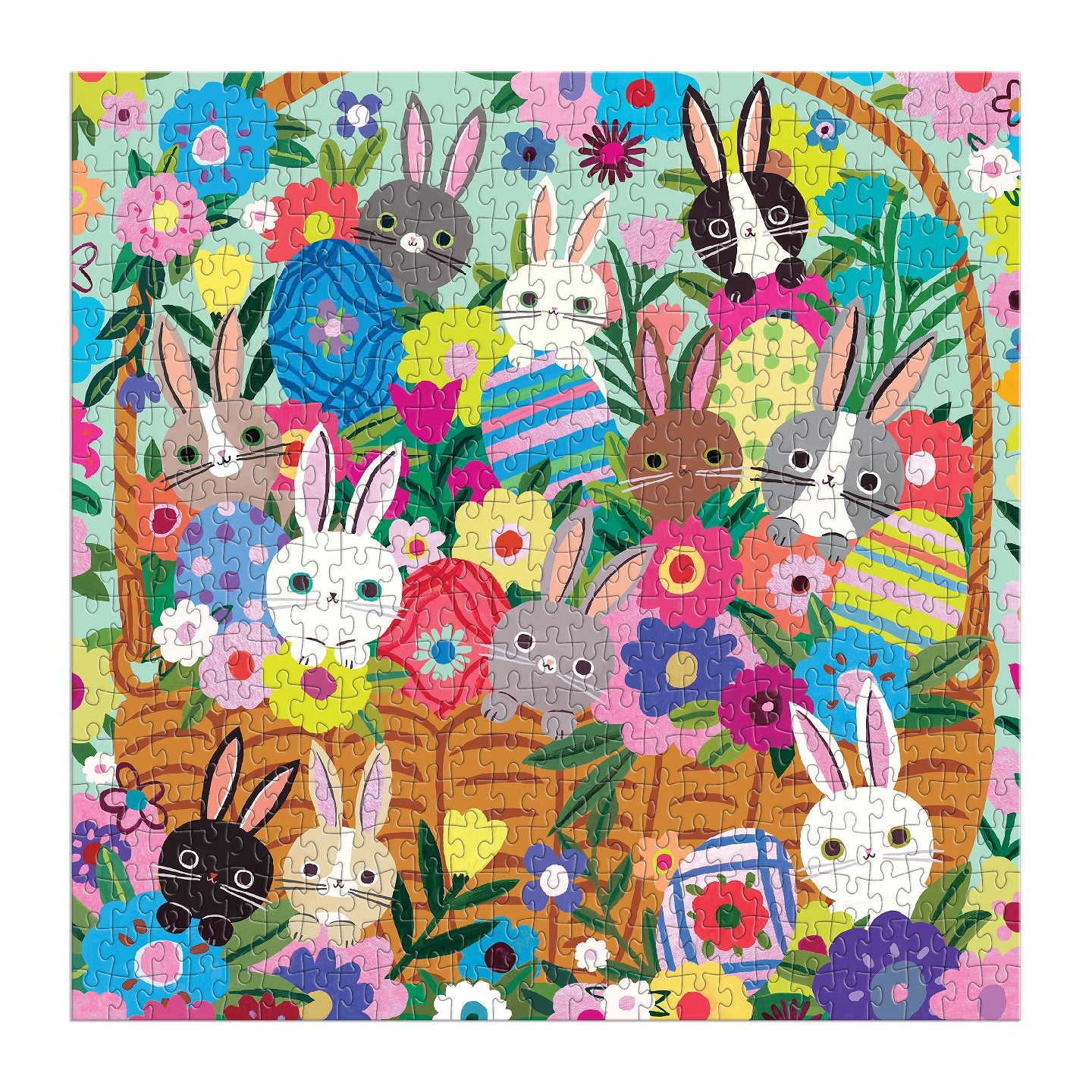 Blooming Bunnies 500 Piece Foil Family Puzzle