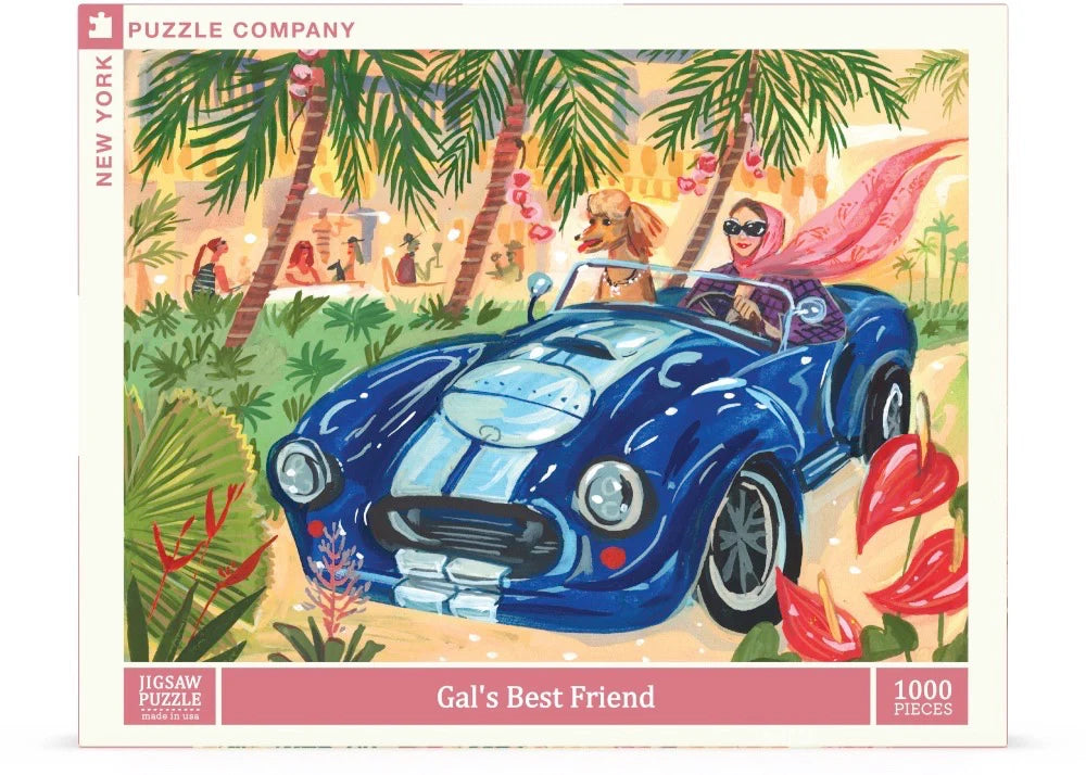 Gal's Best Friend 1000 Piece Jigsaw Puzzle New York Puzzle Company