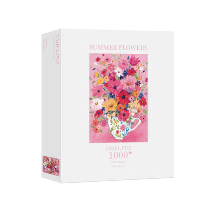 CHILL PUZ Summer Flowers 1000 Piece Puzzle