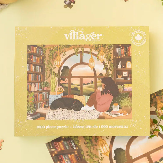 [Pre-Order] Book Nook 1000 Piece Puzzle Villager Puzzles