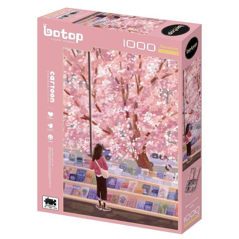 Spring Bookstore 1000 Piece Jigsaw Puzzle