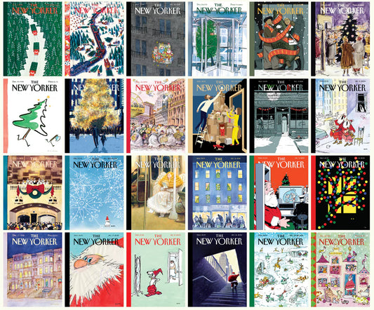 New Yorker Advent Calendar 2nd Edition Set of 24 Mini Puzzles