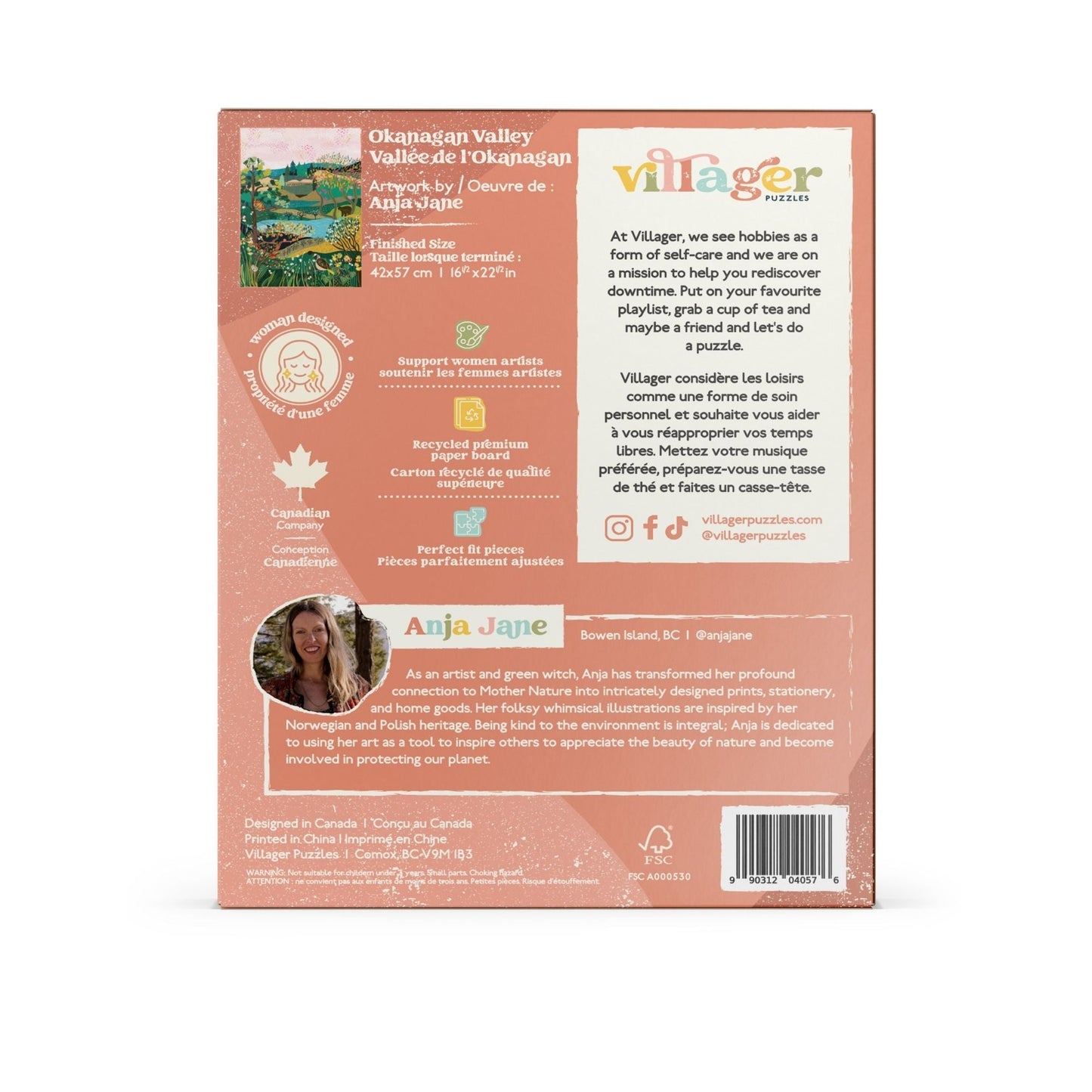 Okanagan Valley 500 Piece Puzzle