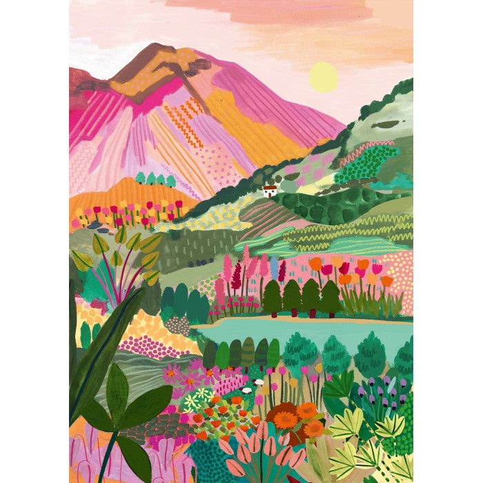 Rainbow Mountain 1000 Piece Puzzle