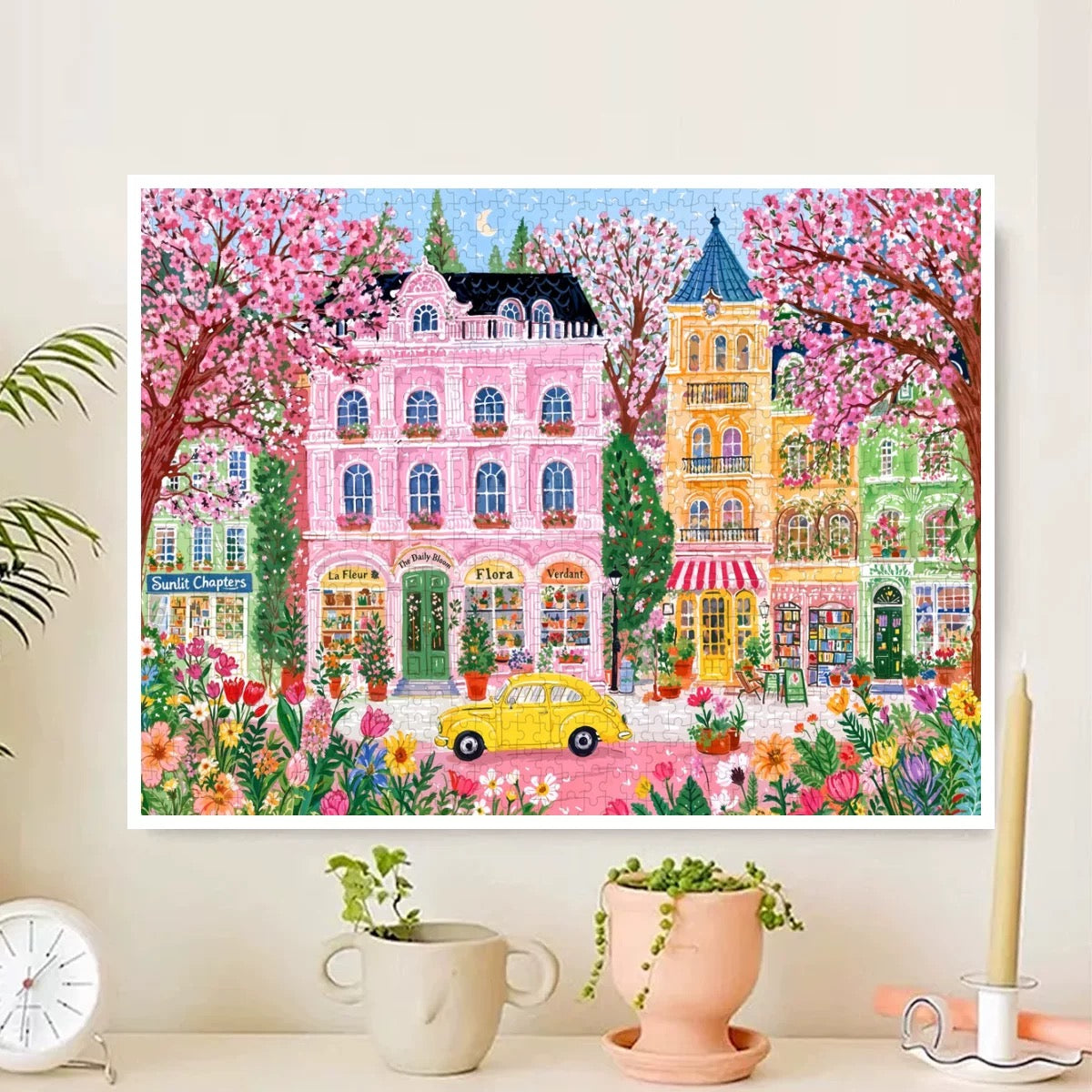 Sakura Blossom Street Jigsaw Puzzle