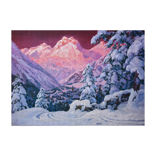 CHILL PUZ Alpine Sunset 500 Piece Puzzle Jigsaw puzzles