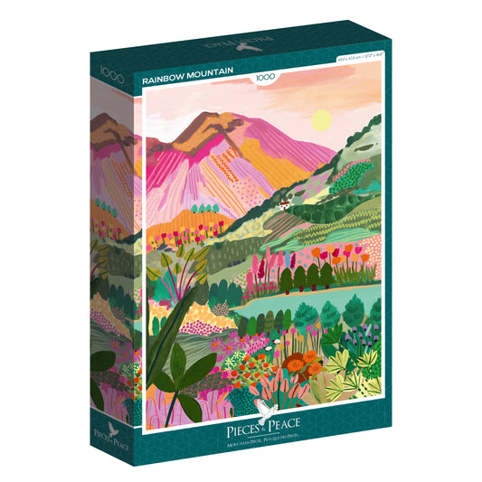 Rainbow Mountain 1000 Piece Puzzle