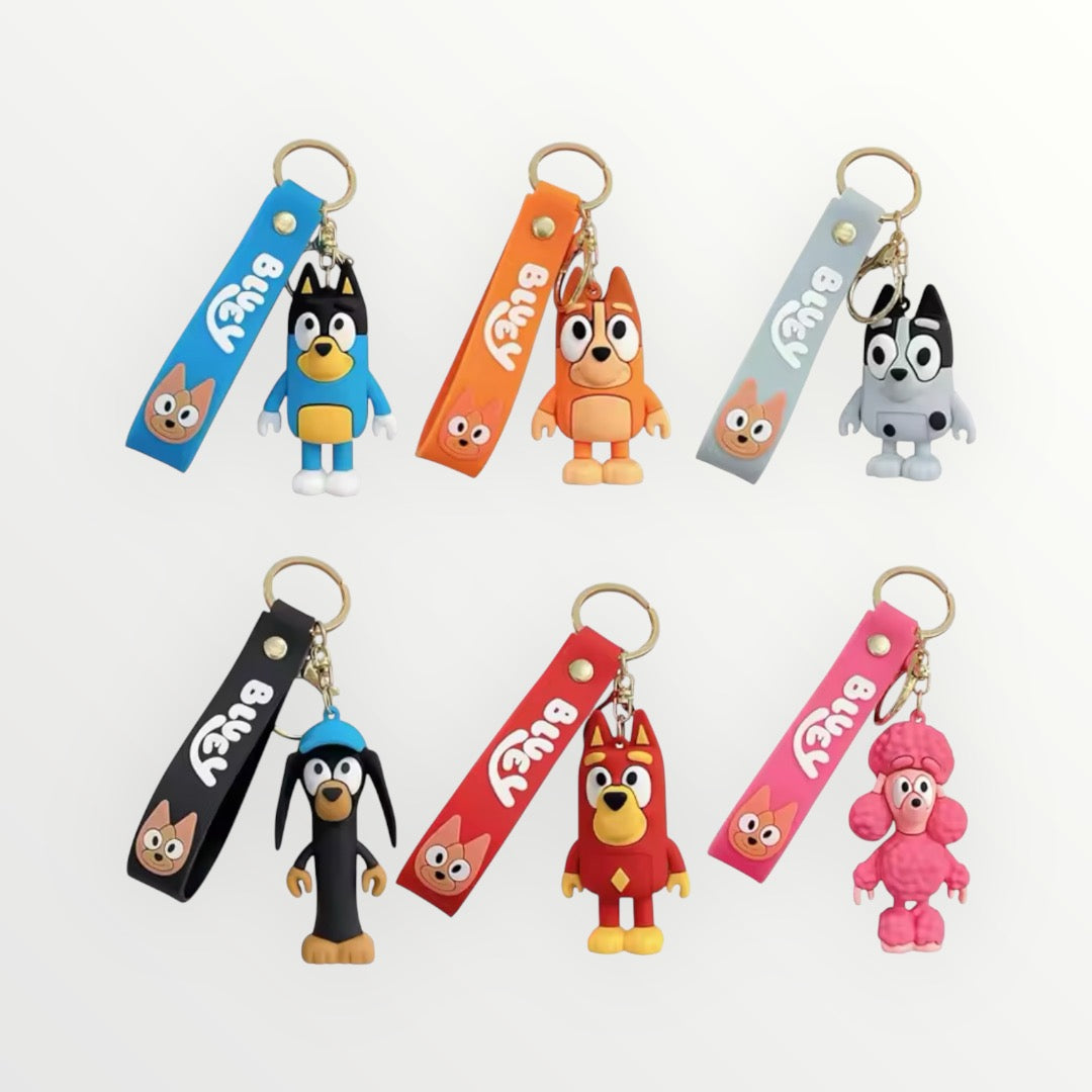 Bluey Family Doll Creative Keychain