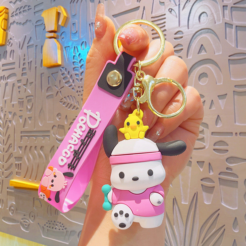 Pochacco Sports Edition Keychain