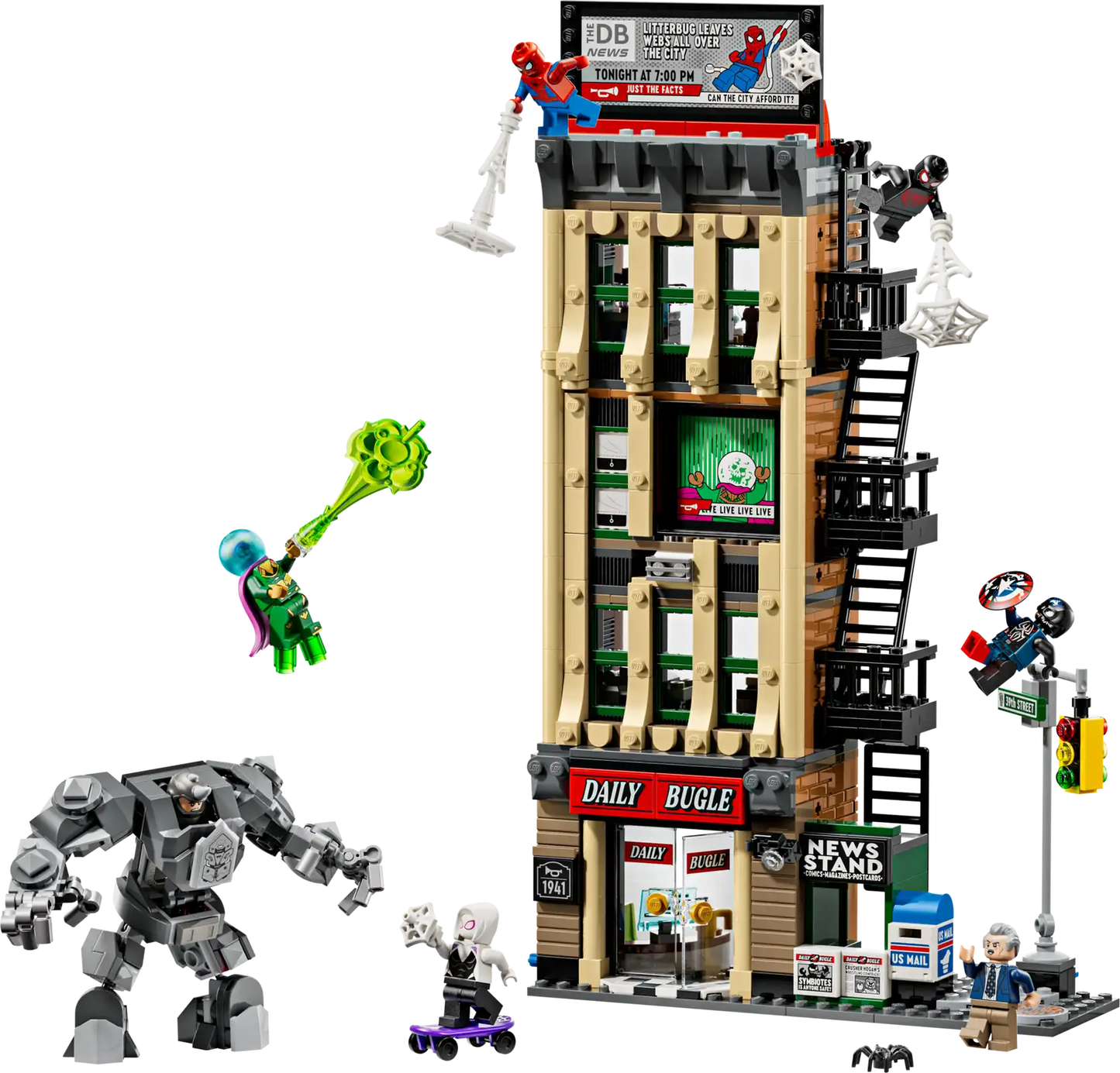 LEGO Marvel Spider-Man vs. Mysterio: The Daily Bugle 76342