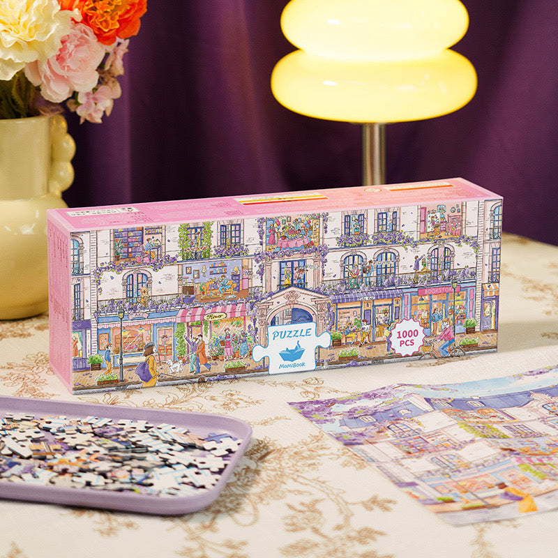 Purple Street Story 1000 Piece Jigsaw Puzzle