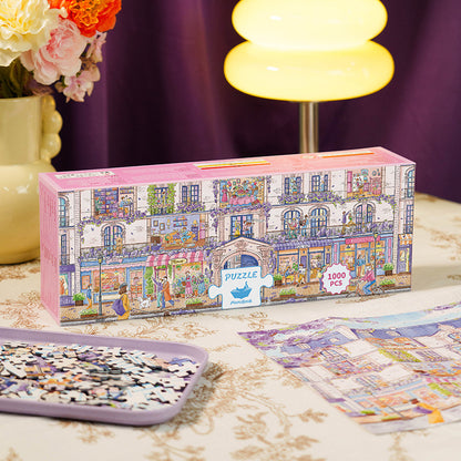 Purple Street Story 1000 Piece Jigsaw Puzzle