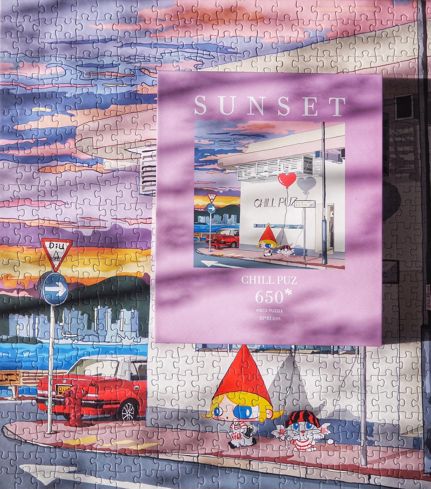 CHILL PUZ Sunset 650 Piece Puzzle