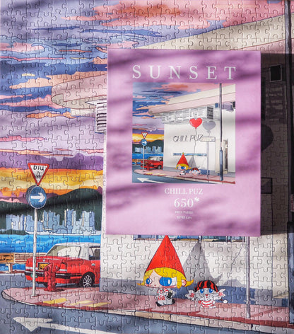 CHILL PUZ Sunset 650 Piece Puzzle