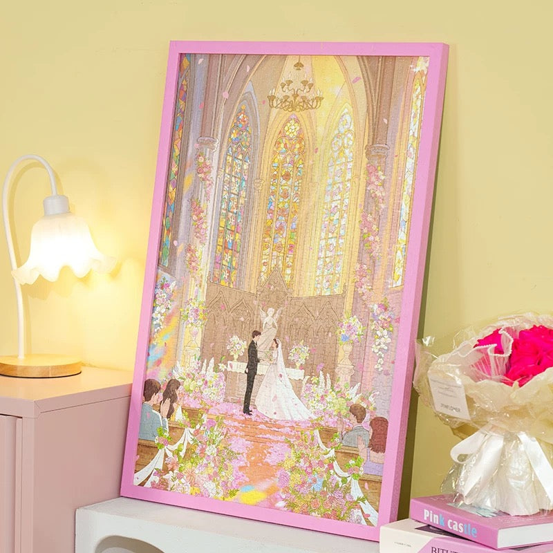 Momibook Wedding in the Light 1000 Piece Jigsaw Puzzle Momibook