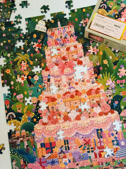 Birthday Party 500 Piece Jigsaw Puzzle