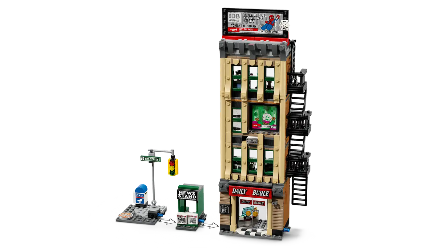 LEGO Marvel Spider-Man vs. Mysterio: The Daily Bugle 76342