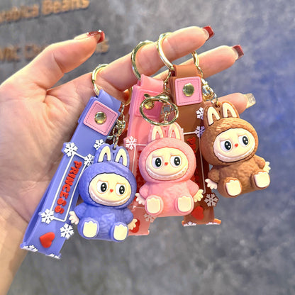 Cartoon Labubu Keychain