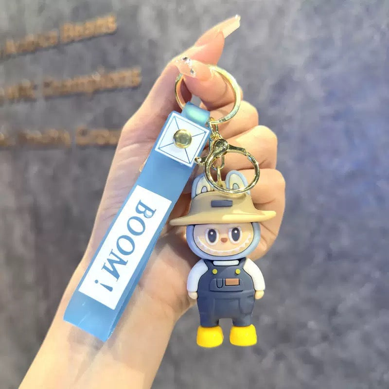 Cartoon Labubu Keychain