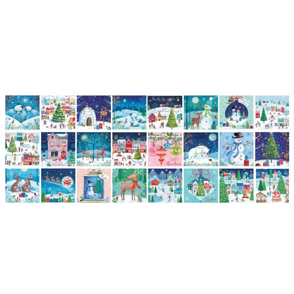 Christmas Village Advent Calendar V Boutique Studio
