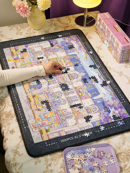 Purple Street Story 1000 Piece Jigsaw Puzzle