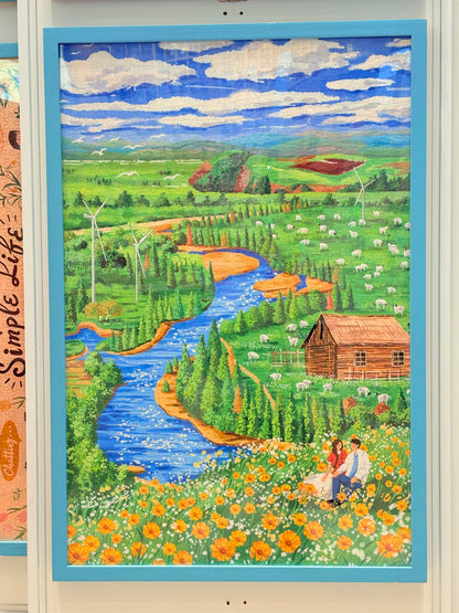 Summer on the Prairie 1000 Piece Jigsaw Puzzle Momibook