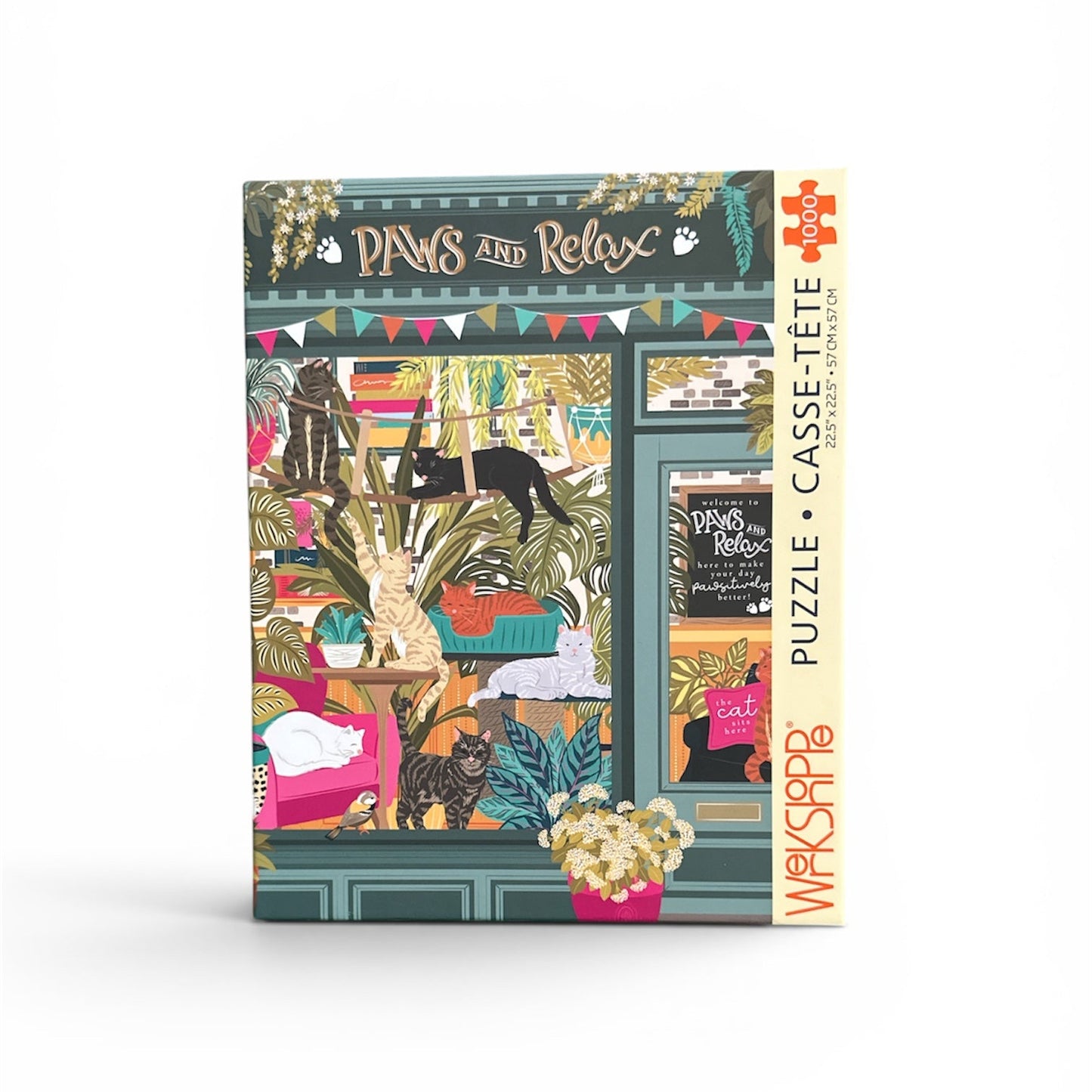 WerkShoppe Blooming Good Books 1000 Piece Puzzle WerkShoppe