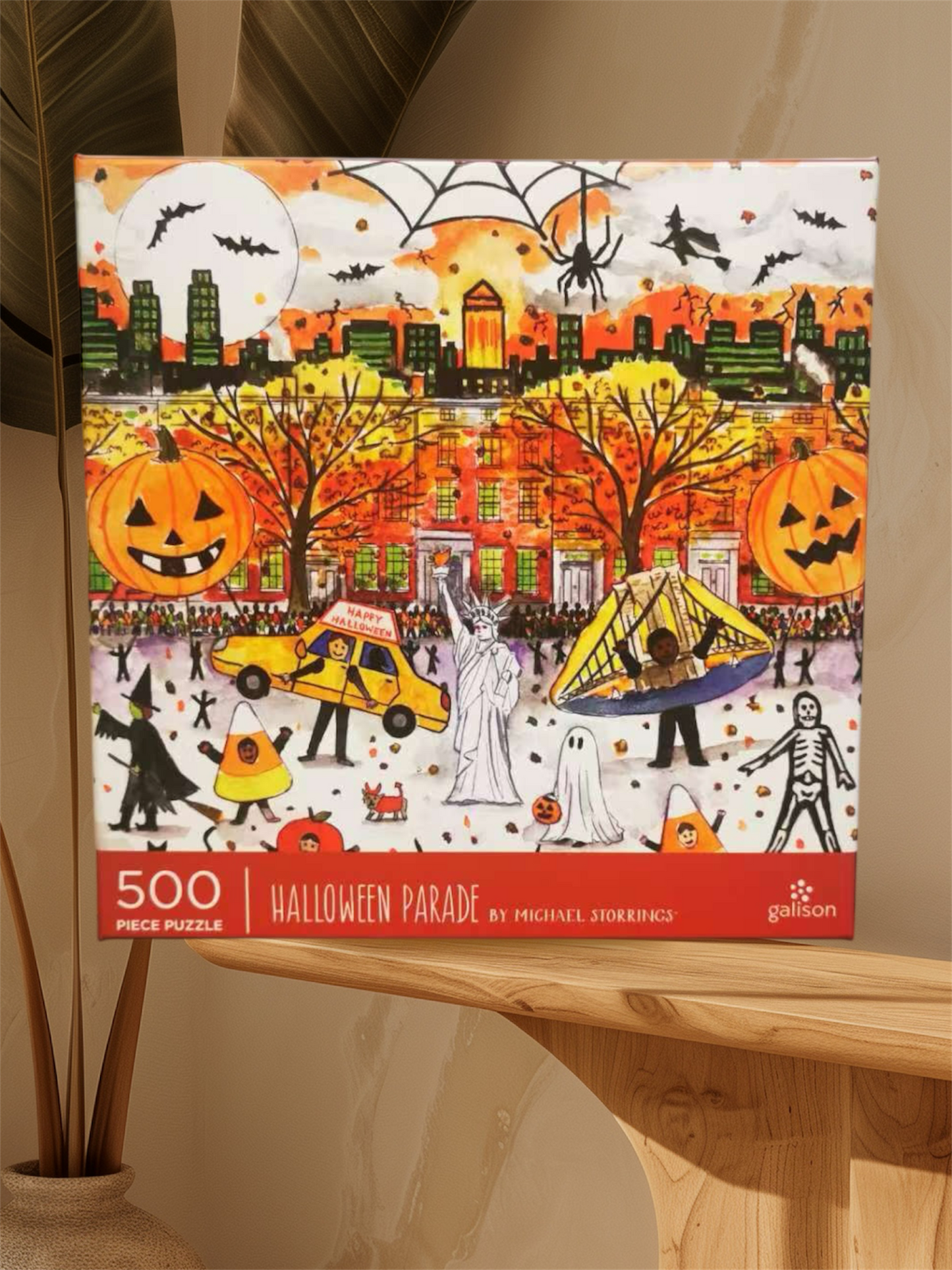 Galison Halloween Parade 500 Piece Puzzle