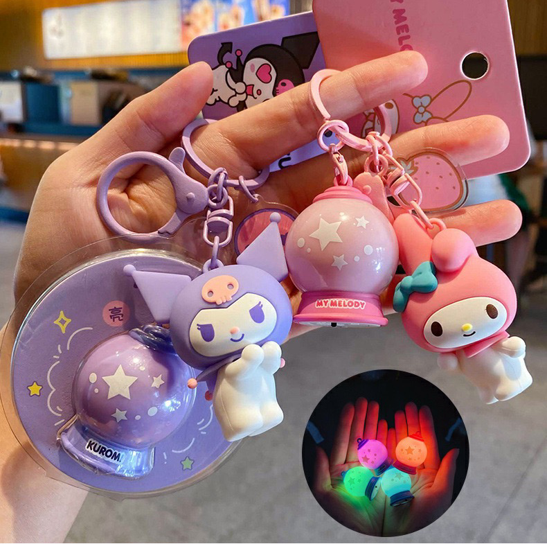 Sanrio Shining Planet Keychain – Cute Cartoon Bag Charm & Pendant