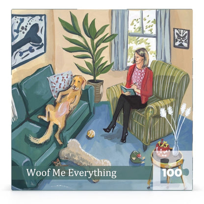 Woof Me Everything Mini 100 Piece Jigsaw Puzzle New York Puzzle Company