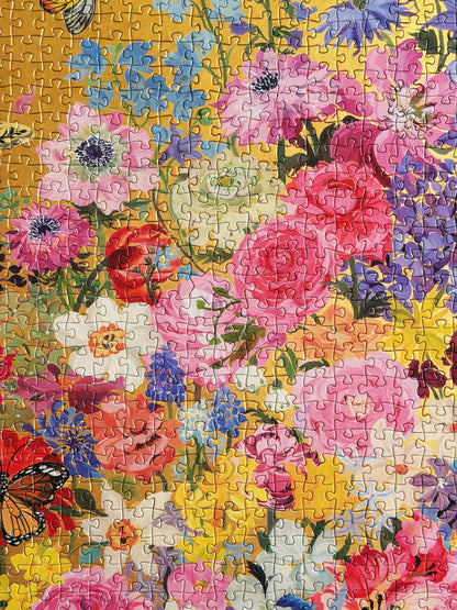 TOI Butterfly Gilded Garden 1000 Piece Puzzle