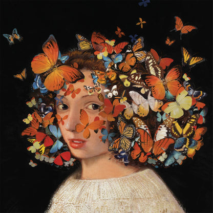 Butterfly Girl 500 Piece Jigsaw Puzzle
