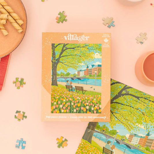 Tulip Season 500-Piece Puzzle