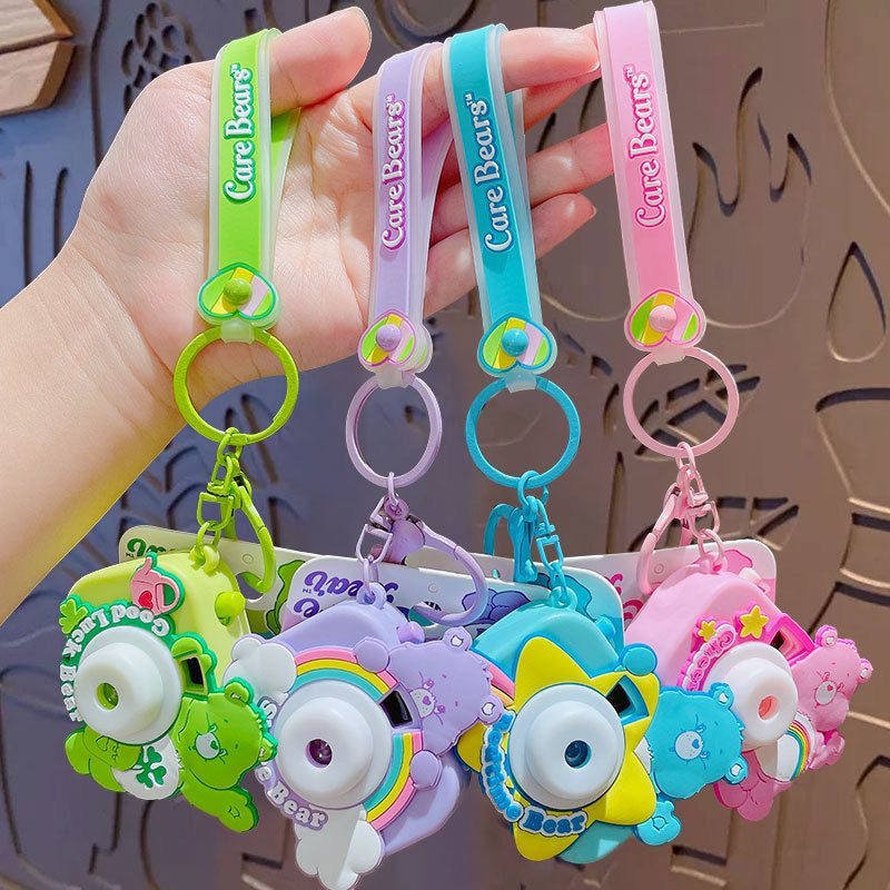 Cute Care Bears Projection Camera Keychain