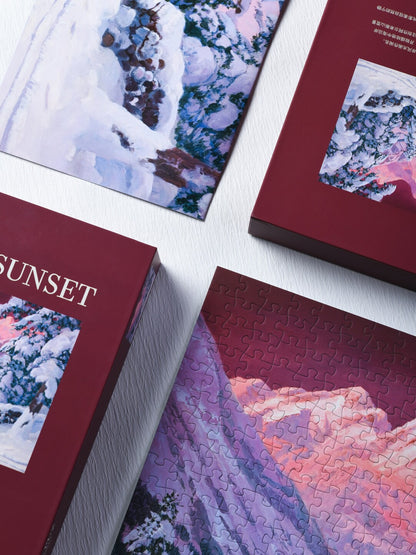 CHILL PUZ Alpine Sunset 500 Piece Puzzle