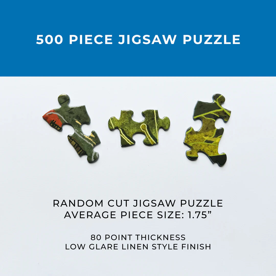 Cactus Blooms 500 Piece Jigsaw Puzzle