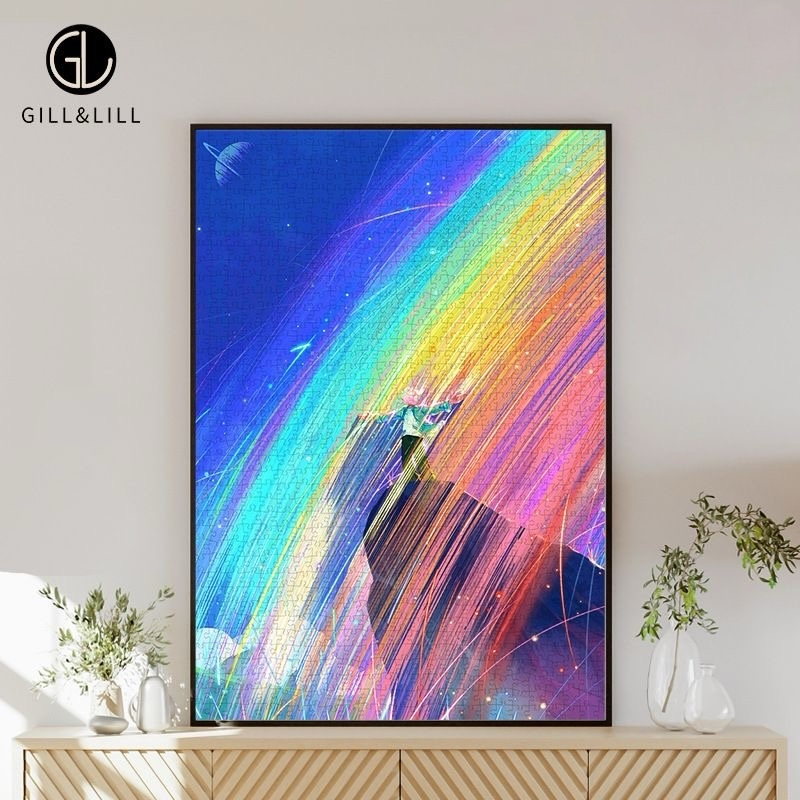 Gill & Lill Where the Rainbow Begins 1000 Piece Puzzle Gill & Lill