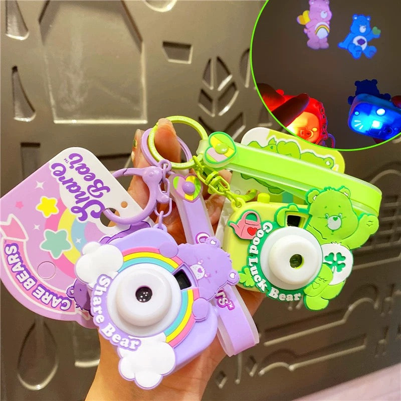 Cute Care Bears Projection Camera Keychain