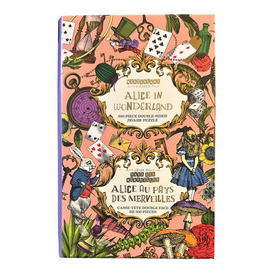 Alice in Wonderland 500 Piece Double-Sided Jigsaw Puzzle Professor Puzzle