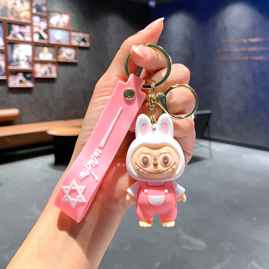 Cartoon Labubu Keychain