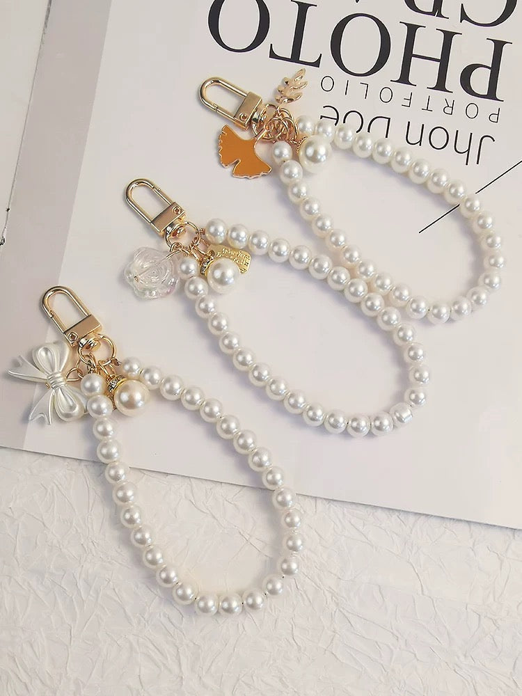 Lanière de téléphone Elegance Pearl