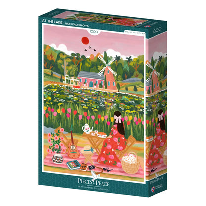 At the Lake 1000 Piece Puzzle