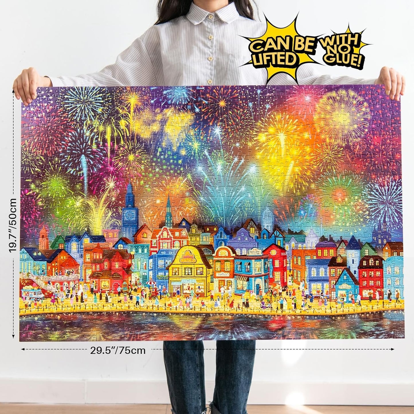 Momibook Fireworks Are Gorgeous 1000 Piece Jigsaw Puzzle Momibook