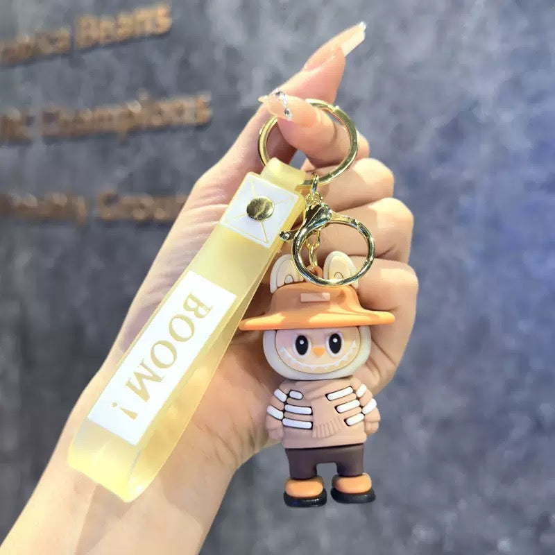 Cartoon Labubu Keychain
