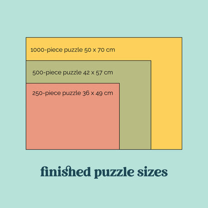 I-Love-250-Piece-Puzzles Bundle | Six Puzzles for Kids & Adults | Designed in Canada by Women Artists Villager Puzzles