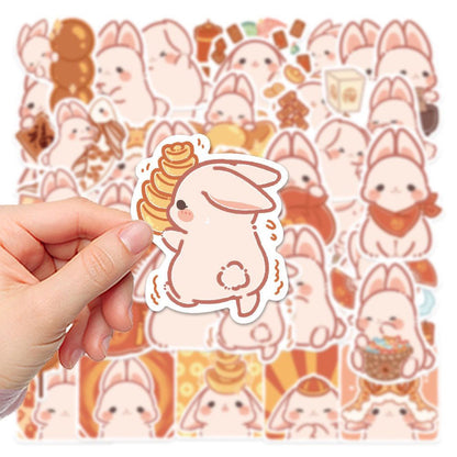 Kawaii Lucky Bunny Stickers 40 Pcs V Boutique Studio