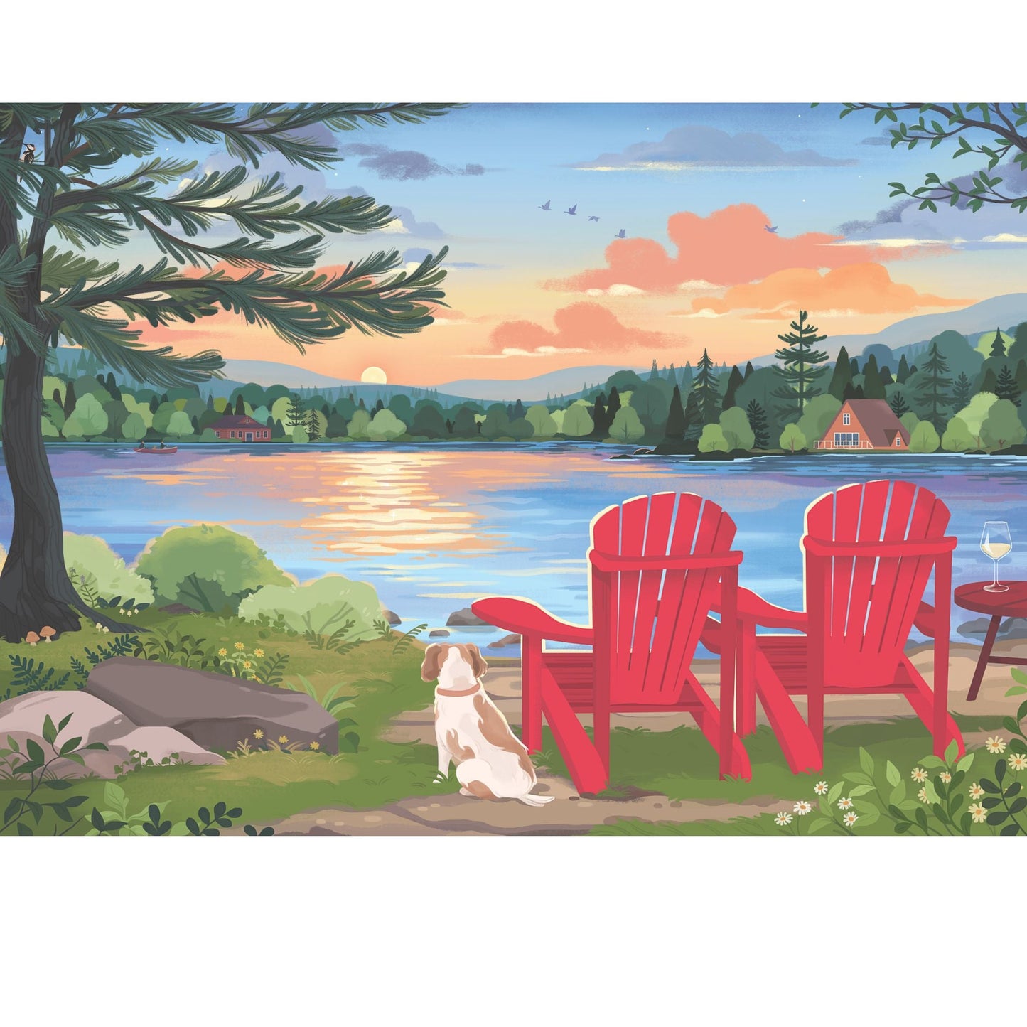 Cottage Country 500 Piece Puzzle